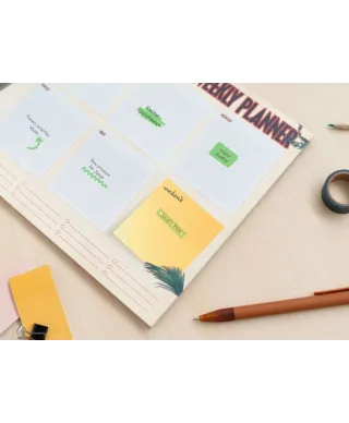 Jurassic Park - planer tygodniowy A4