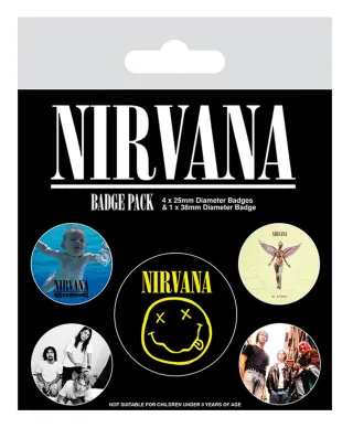 Nirvana Iconic - przypinki