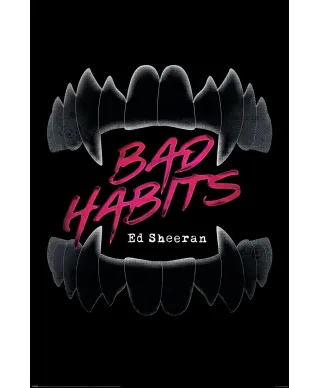 Ed Sheeran Bad Habits - plakat