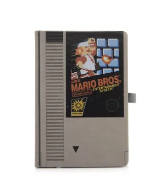 Nintendo Nes Super Mario Bros Cartridge - notes A5 skórzany