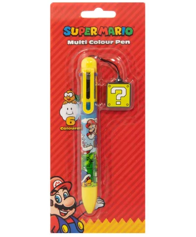 Super Mario Colour Block - długopis wielokolorowy