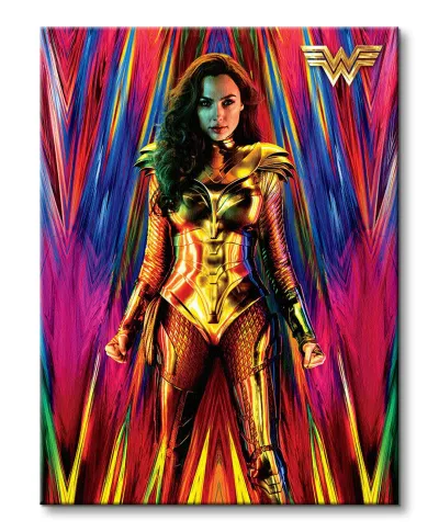 Wonder Woman 1984 Neon Static - obraz na płótnie