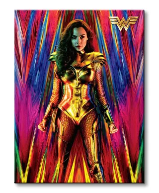 Wonder Woman 1984 Neon Static - obraz na płótnie