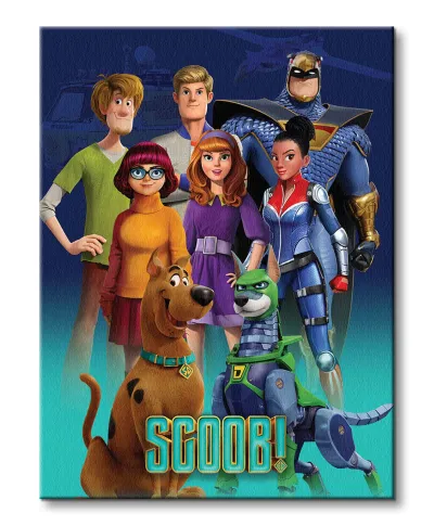 Scoob! Scooby Gang And Falcon Force - obraz na płótnie