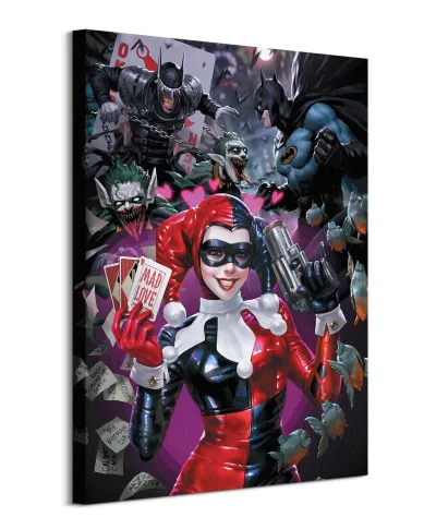 Harley Quinn The One Who Laughs - obraz na płótnie