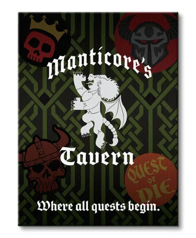 Onward Manticore's Tavern - obraz na płótnie