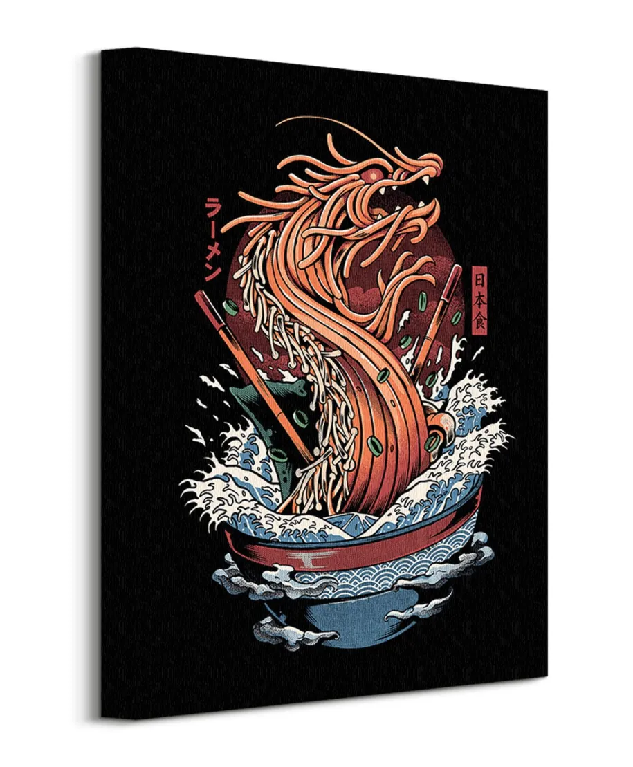 Ilustrata Dragon Ramen - obraz na płótnie