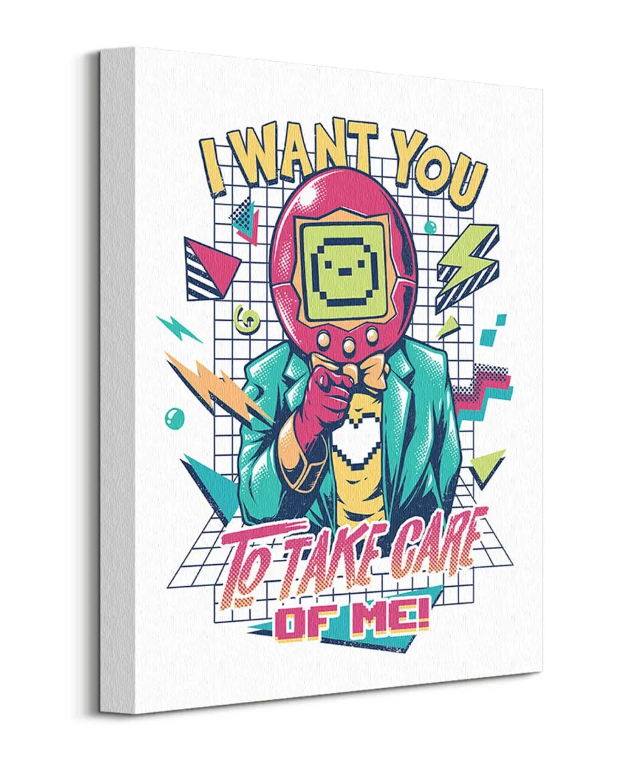 Ilustrata Samagotchi - obraz na płótnie