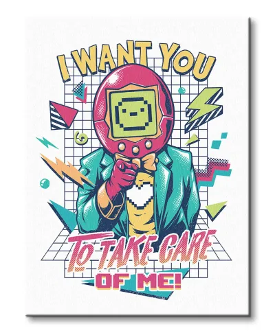 Ilustrata Samagotchi - obraz na płótnie