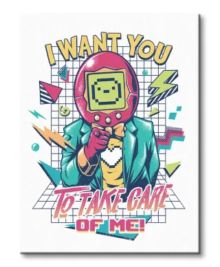 Ilustrata Samagotchi - obraz na płótnie