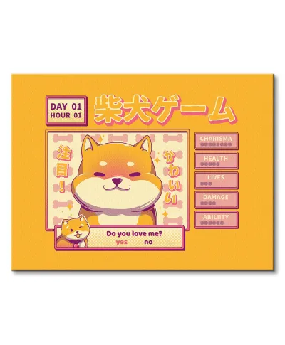 Ilustrata Shiba Novel - obraz na płótnie