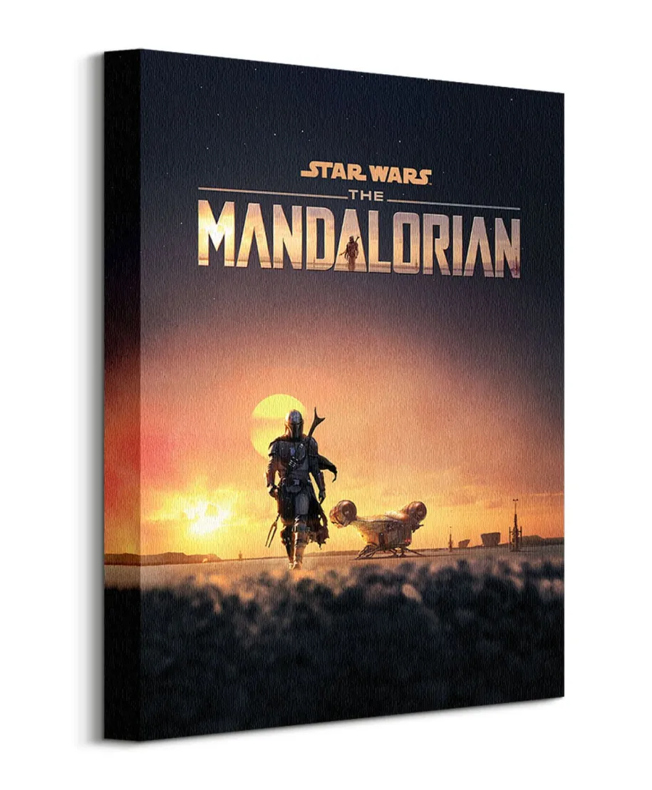 Star Wars The Mandalorian Dusk - obraz na płótnie