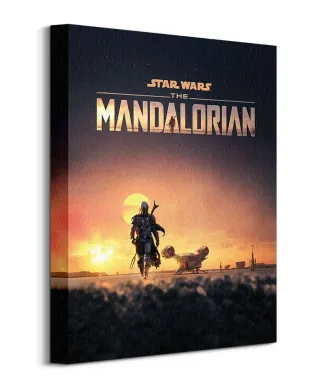 Star Wars The Mandalorian Dusk - obraz na płótnie