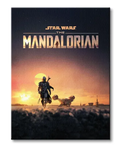 Star Wars The Mandalorian Dusk - obraz na płótnie