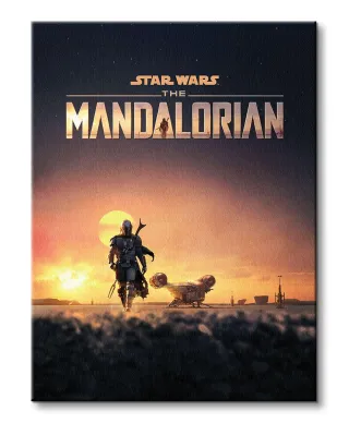 Star Wars The Mandalorian Dusk - obraz na płótnie