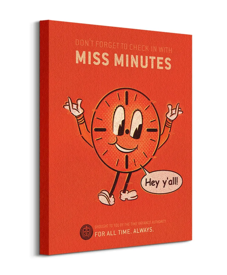 Loki Miss Minutes - obraz na płótnie