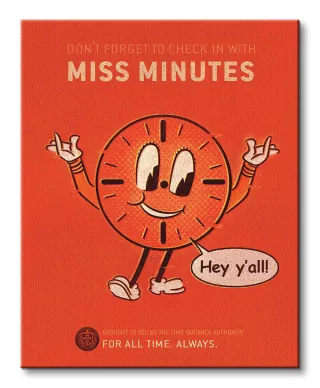 Loki Miss Minutes - obraz na płótnie