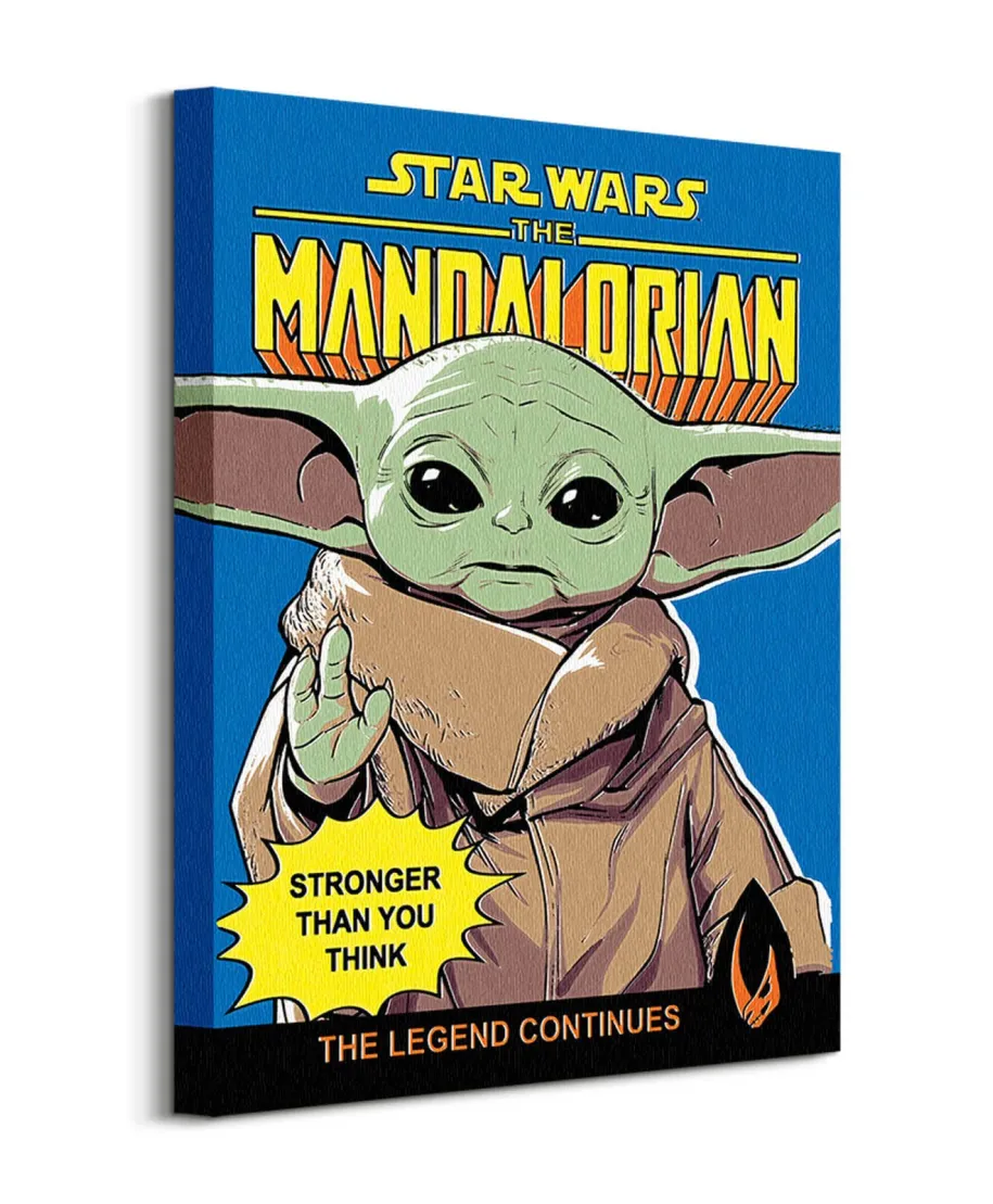 Star Wars The Mandalorian Stronger Than You Think - obraz na płótnie
