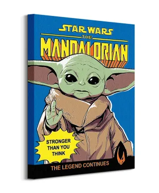 Star Wars The Mandalorian Stronger Than You Think - obraz na płótnie