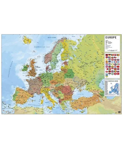 Mapa Europy - plakat