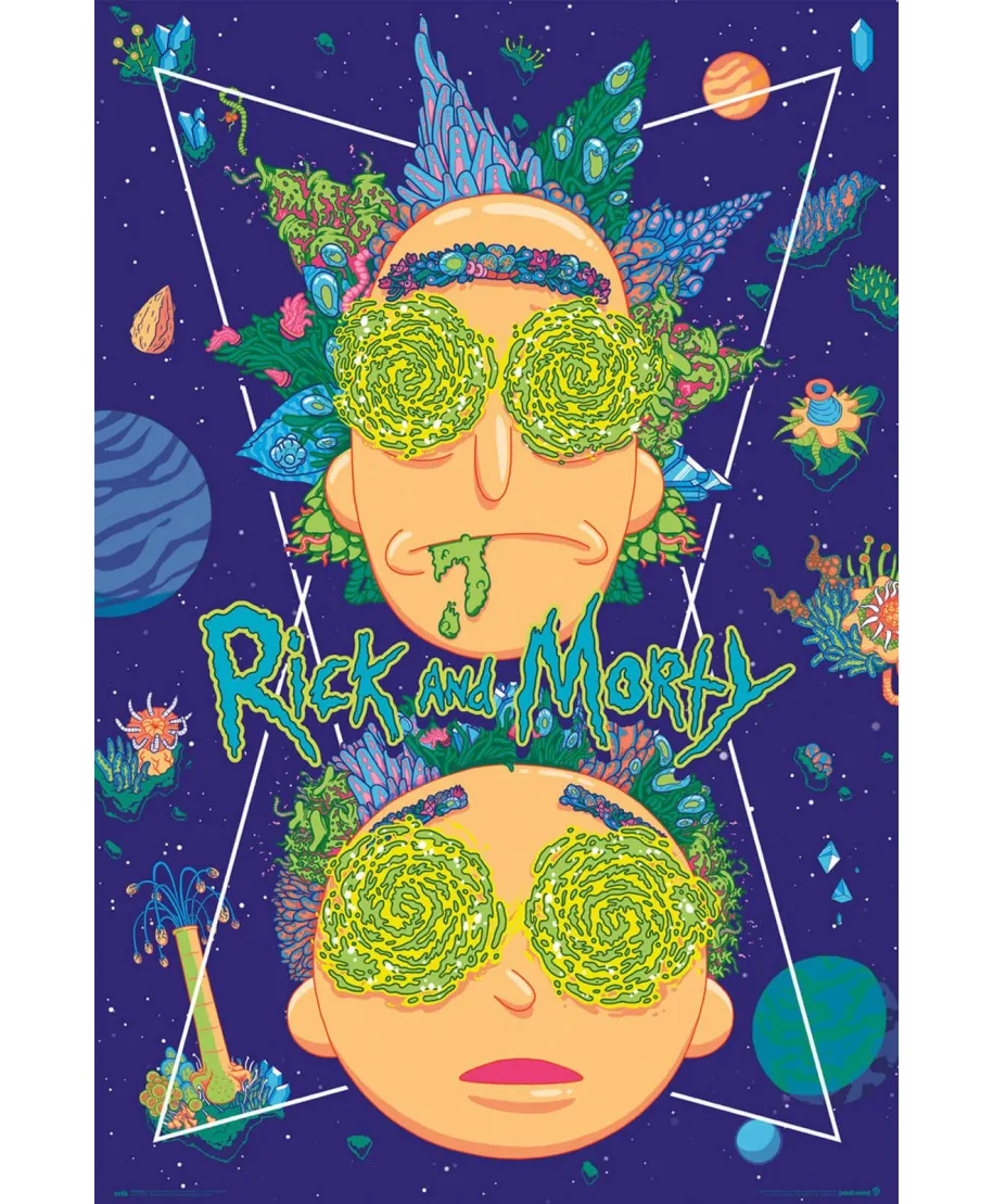 Rick and Morty High In The Sky - plakat