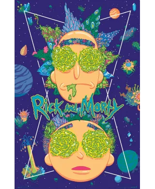 Rick and Morty High In The Sky - plakat