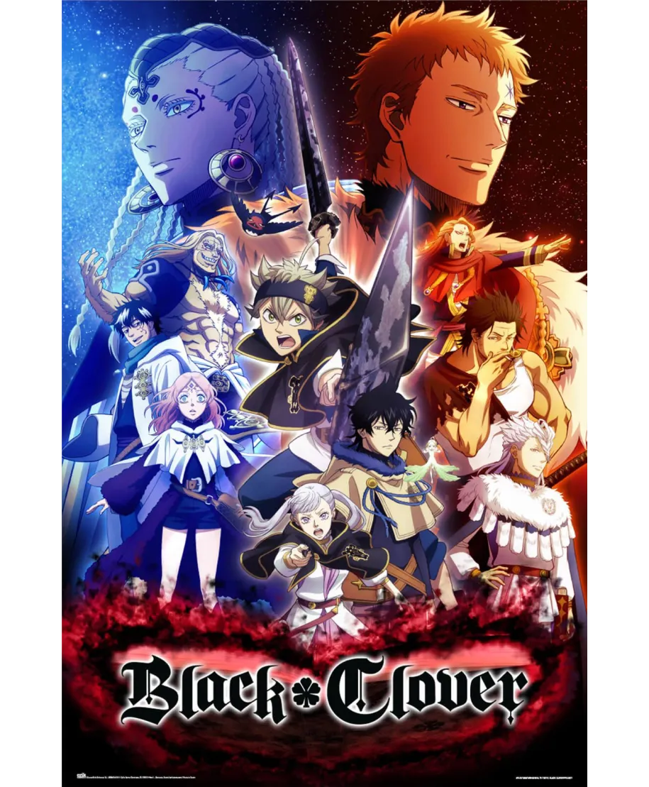 Black Clover Characters - plakat