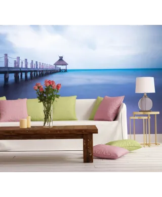 Drewniane molo - fototapeta