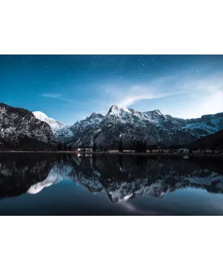 Nocne Jezioro - fototapeta