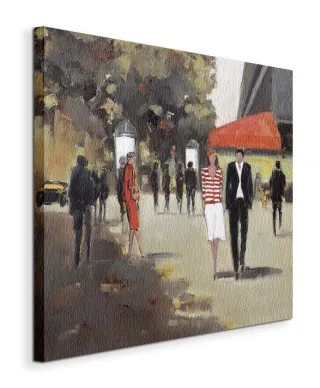 Café De La Paix, Paryż - Obraz na płótnie