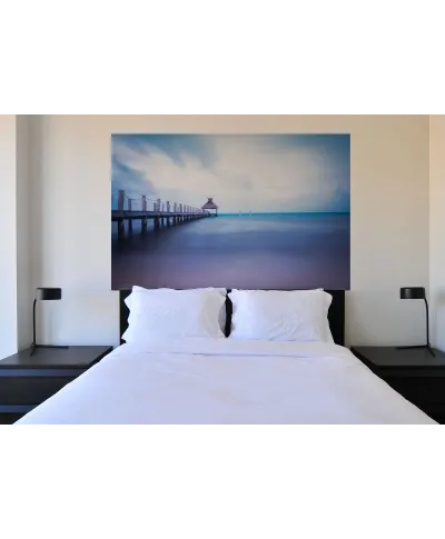 Drewniane molo - fototapeta