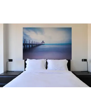 Drewniane molo - fototapeta