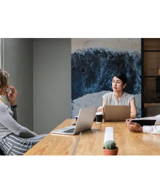 Fala morska - fototapeta