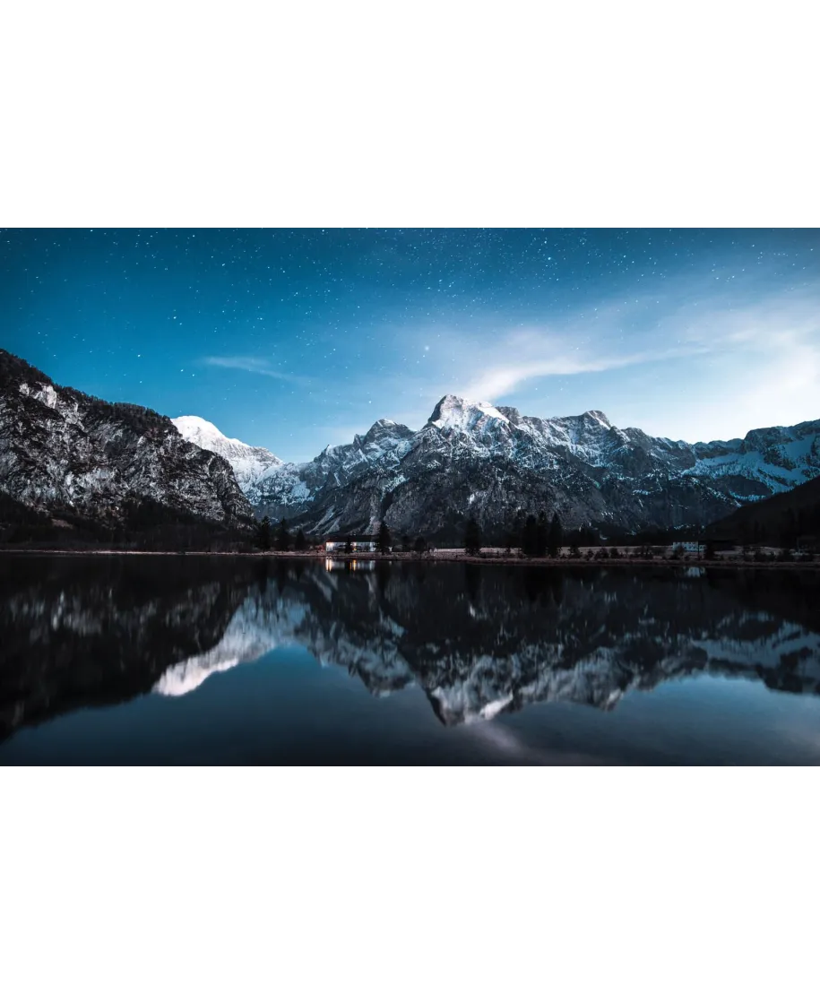 Nocne Jezioro - fototapeta