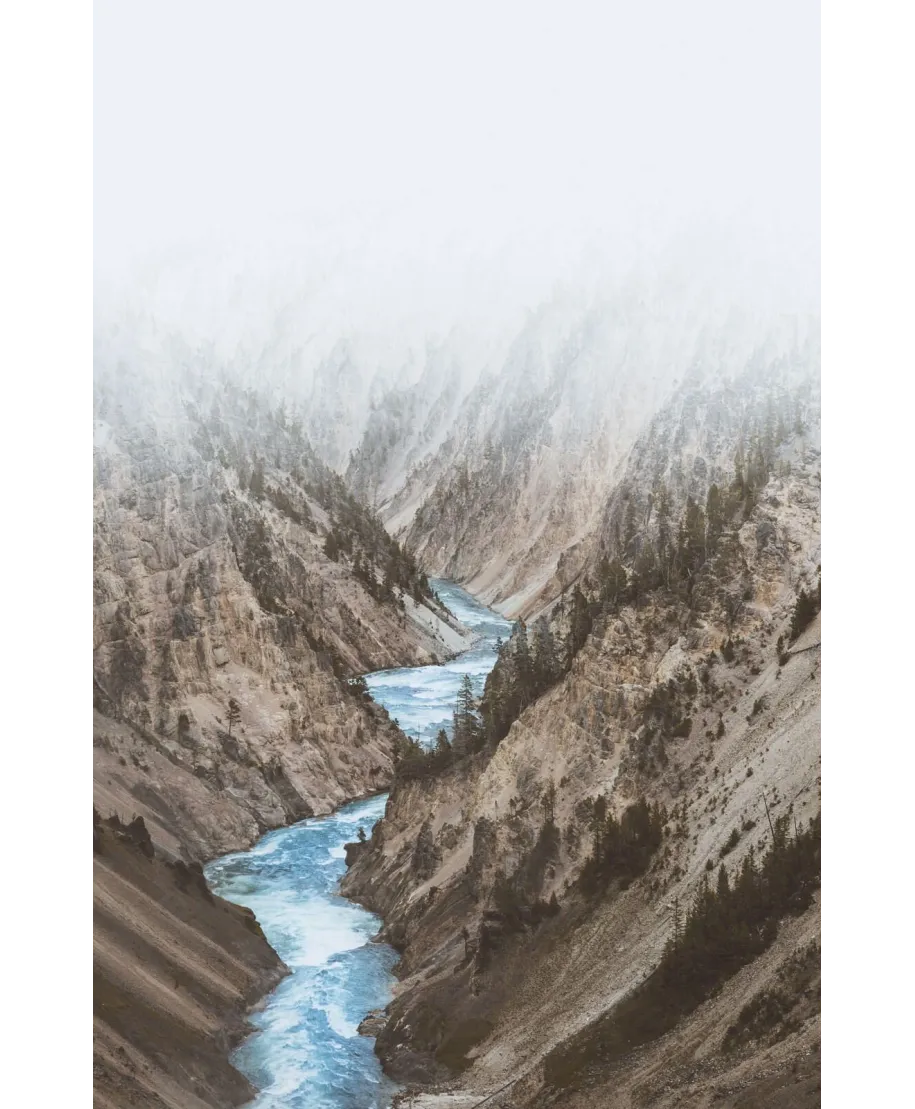 Górska Rzeka - fototapeta