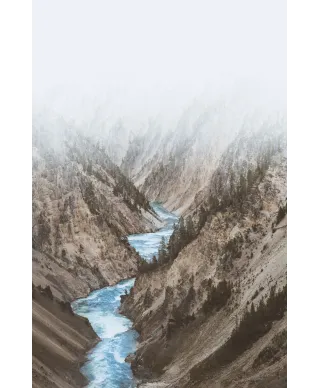 Górska Rzeka - fototapeta