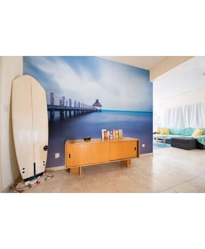 Drewniane molo - fototapeta