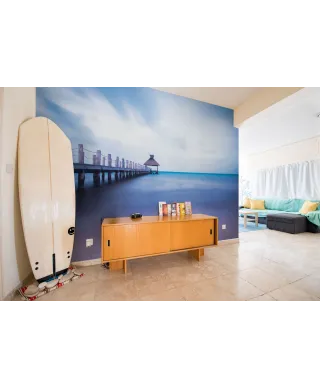 Drewniane molo - fototapeta