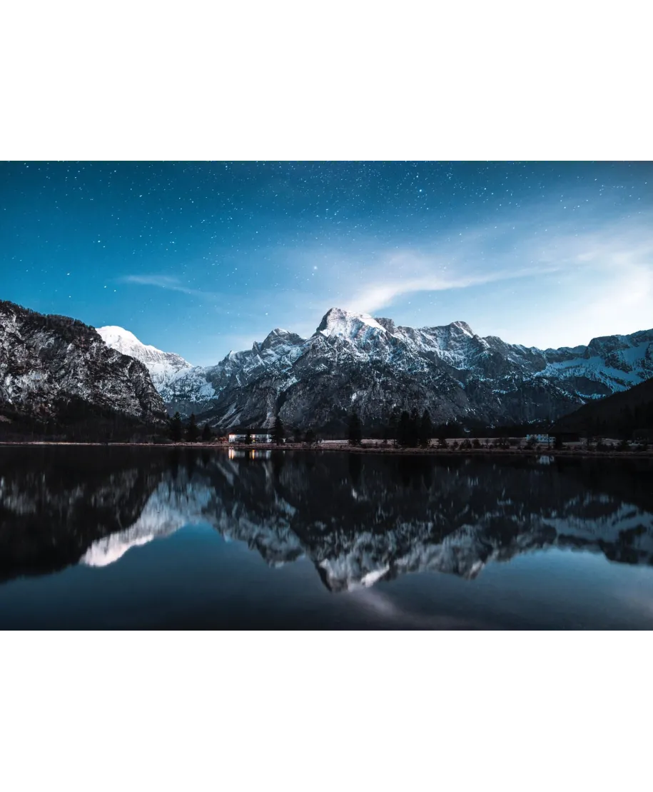 Nocne Jezioro - fototapeta