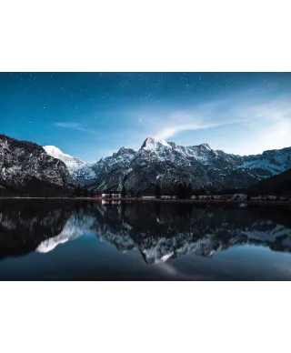 Nocne Jezioro - fototapeta