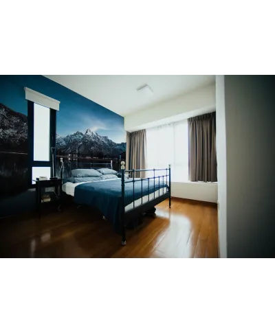 Nocne Jezioro - fototapeta