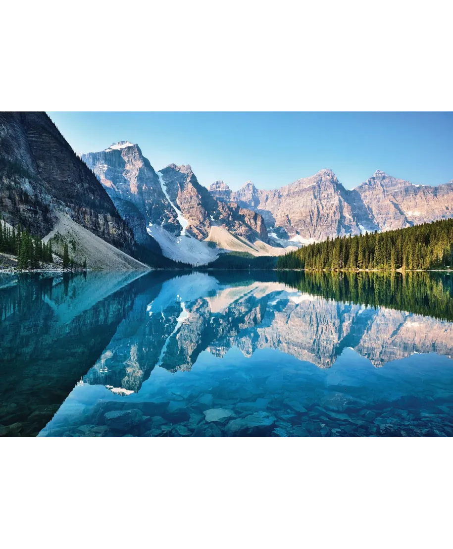 Jezioro Moraine - fototapeta