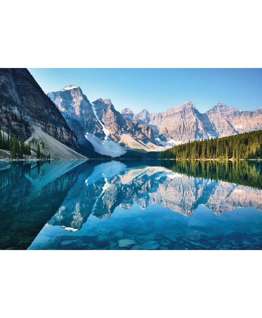 Jezioro Moraine - fototapeta