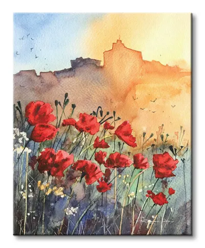 Poppies - obraz na płótnie