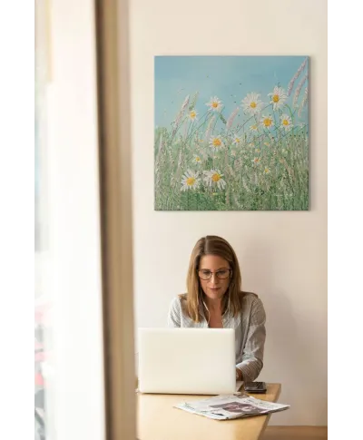 Daisy Meadow - obraz na płótnie