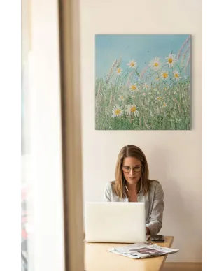 Daisy Meadow - obraz na płótnie