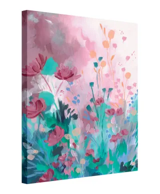 Fantaisie Florale - obraz na płótnie