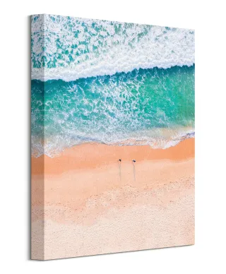 Wakacje na plaży - Obraz na płótnie