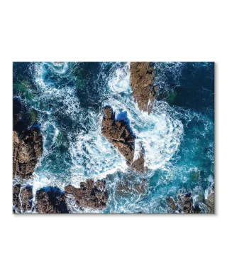 Wzburzony ocean - Obraz na płótnie