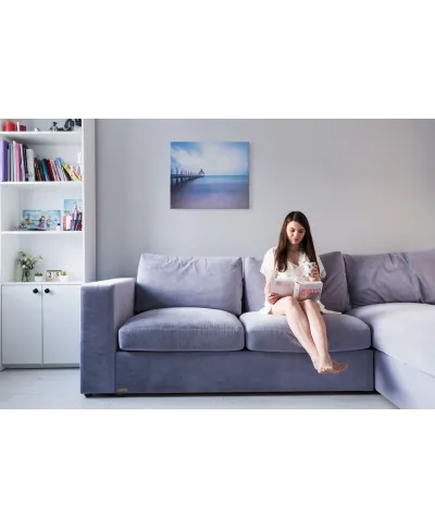 Drewniane molo - Obraz na płótnie